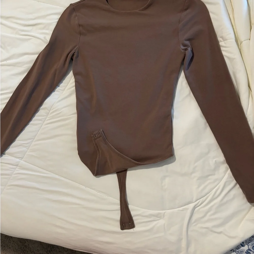 Abercrombie & Fitch Brown Bodysuit One Piece